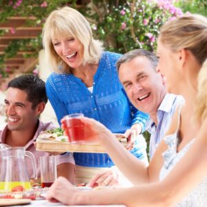 seniors with family