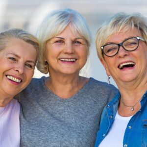 group of happy senior ladies