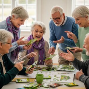 Group of people with seeds